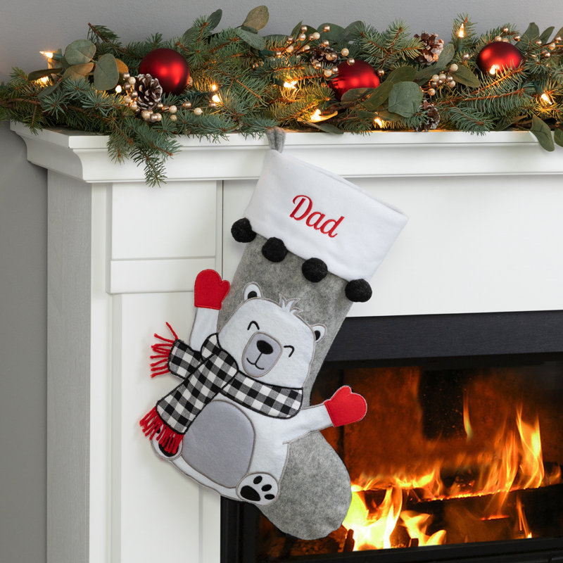 Chaussette de Noël à carreaux, Oui