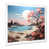 White Single Picture Framed