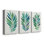 Palm Frond Flow I  -Custom Wrapped Gallery Canvas - 3 Pieces
