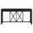 Anlen Acacia Veneer Console Table with 4 Drawers & X-Leg Base-114733111