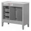Armoire de salle de bain 36 po avec tiroirs et lavabo-1145134004
