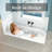 60" X 32" Solid Surface Built-in Bathtub With Oval Interior Design