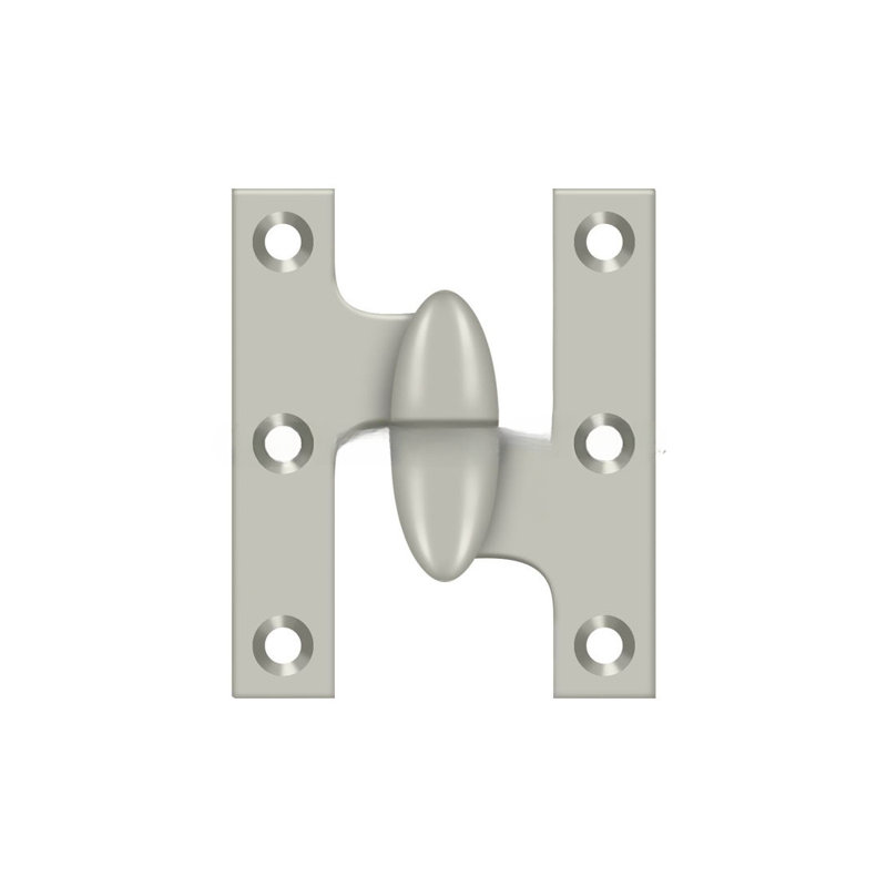 Hinge, Brushed Nickel, Right Hand