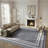 Omveer Border & Stripe Shag 200 Performance Striped Rug-853486826