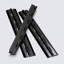 3x Black Acrylic Piano Hinges 300 mm, Continuous Plastic Hinges