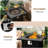 Izah Square Steel Propane Fire Pit Table