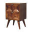 Lamesa 40cm W Solid Wood Bedside Table