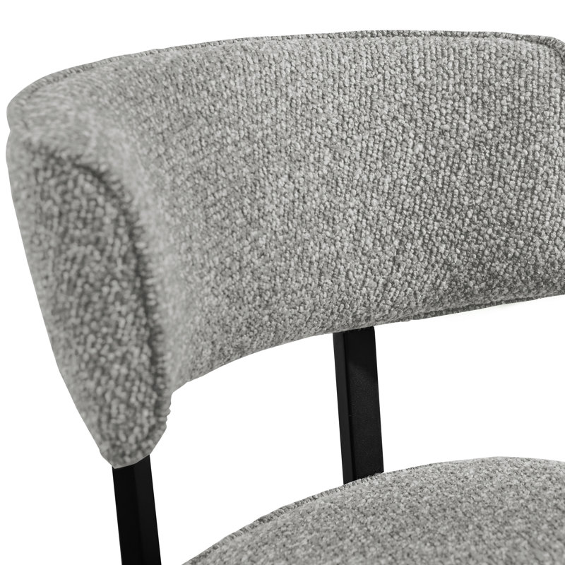 Chaise rembourrée Modern, Gris