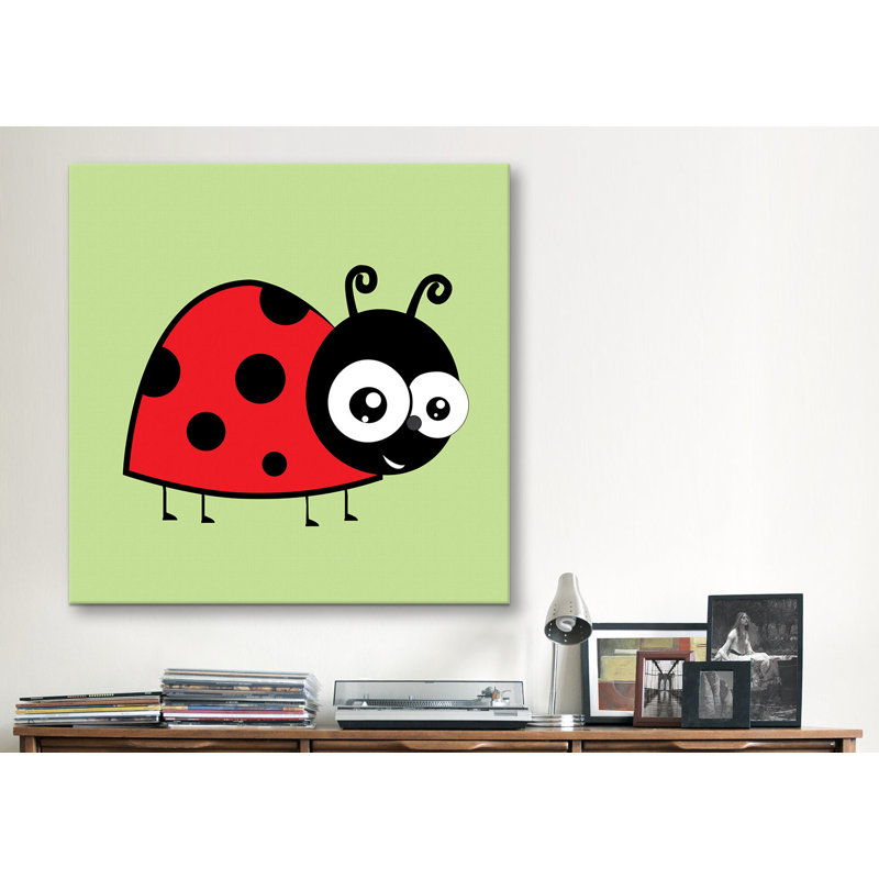 Nathan Lady Bug - impression sur toile tendue, H 37 po x l 37 po x P 1,5 po
