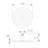 Rain Fixed Shower Head 1.8 GPM GPM with Temperature-based LED-20764414