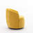 Fabric Swivel Accent Armchair Barrel Chair With Powder Coating Metal Ring-213276249