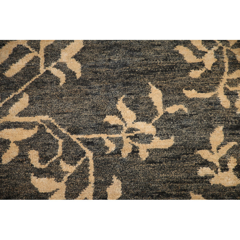 Abstract Oriental Area Rug 5x7