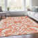 Premium Machine Washable Prisco Coral Rug