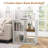 Open Bookshelf With Anti-tip Kits Home Modern Style Storage Shelf For Study-2095877330