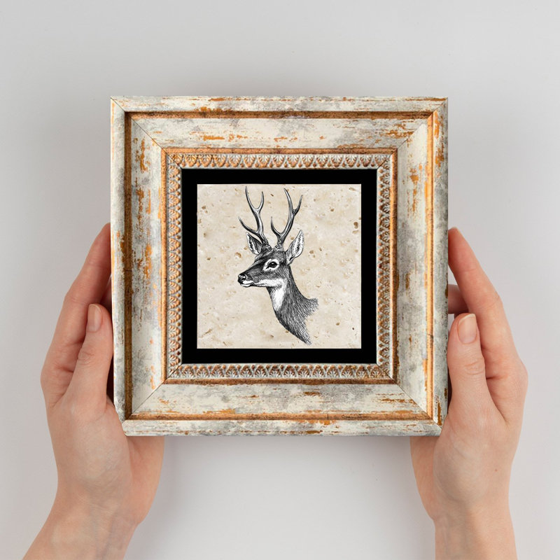 Peinture décorative encadrée