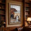 Art mural sur toile de couleur rouille-2057918364