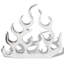 Hargimont Tabletop Wine Bottle Rack in Silver