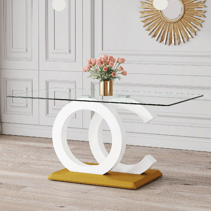 Table de salle à manger en verre