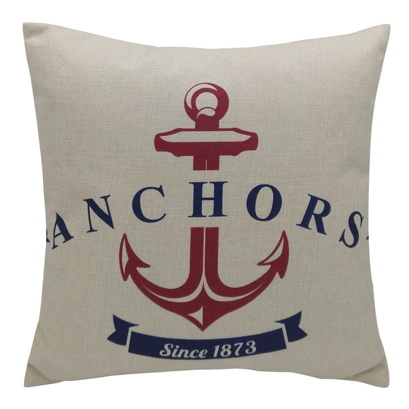 Summerside Throw Pillow Cover and Insert, Feather/Down Blend