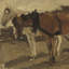 A Brown And A White Horse Print by George Hendrik Breitner