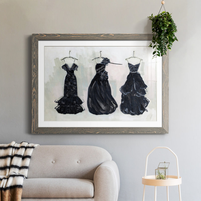 Noir et bling II - peinture encadrée, H 31,5 po x l 23,5 po x P 1,5 po, Gris, Blanc