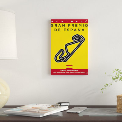 " F1 Catalunya Race Track Minimal Poster " by Chungkong