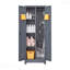 Armoire de rangement 65 po H 65 po avec portes verrouillables et étagères-1421585558