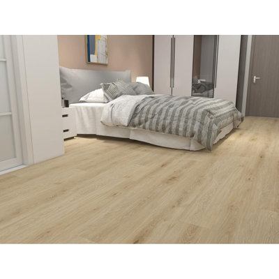 20 Mil Wear Layer Waterproof Click-Lock Luxury Vinyl Plank Flooring – 6.5mm with Attached Underlayment