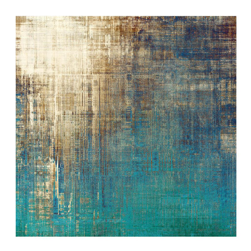 Textured Abstract 2 - Single Picture Frame Print, Bevelled Mirror, 210.82 cm H x 210.82 cm W