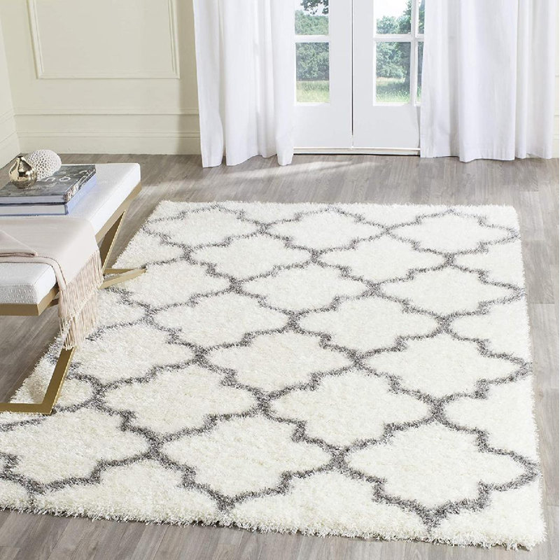 Bertl Sgm-Montreal Shag Performance Geometric Rug, Rectangle 10' x 14'