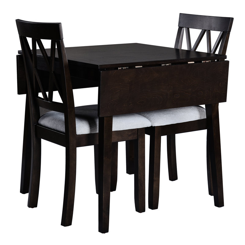 Space Rectangular Dining Table For 4, Rubberwood Legs, Modern Look Living Room And With Design, Faux Marble Tabletop Small Apartments Spaces