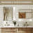 Black Aluminum Framed Rectangle Bathroom Mirror, Vanity Mirror With Tempered Glass-1083476492