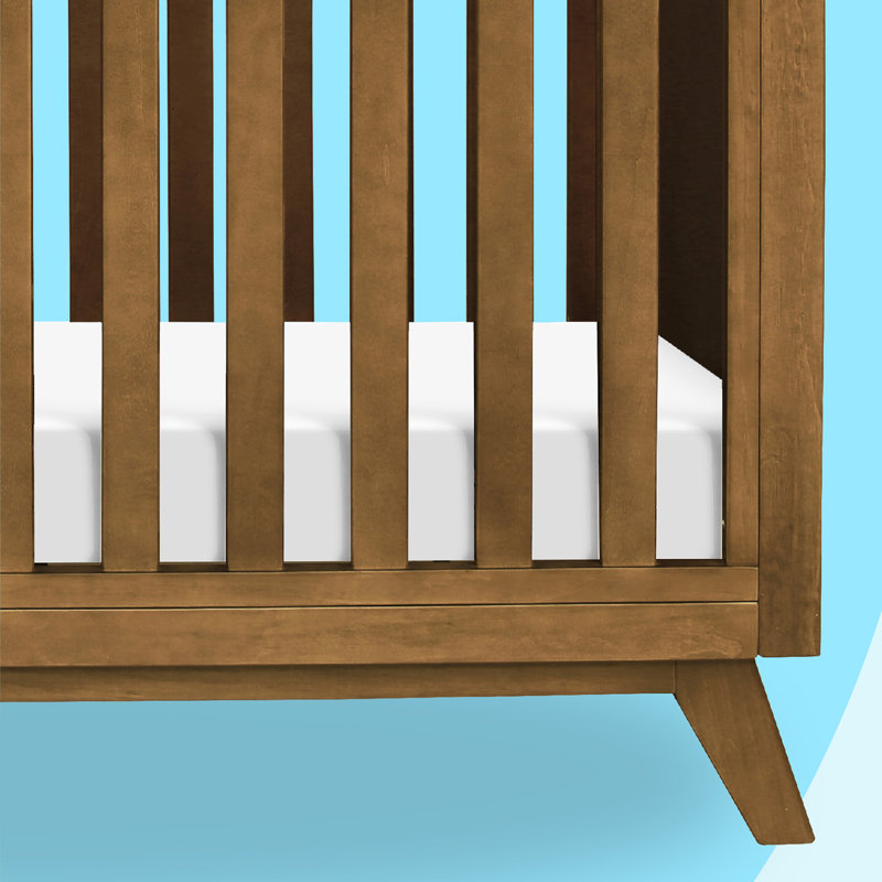 Lit de bébé convertible 3-en-1 Otto, Noyer / bois