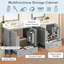 Ensemble de meuble-lavabo moderne 60 ", meuble-lavabo double séparé avec double lavabo en céramique (miroir non inclus)-412707085-412707081