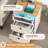 Farmhouse Night Stand For Bedroom, Rustic Vintage Nightstand With Charging Station And Led Lights, Bedside Table With 3 Drawers, Retro Side End Table With Storage-2099954254