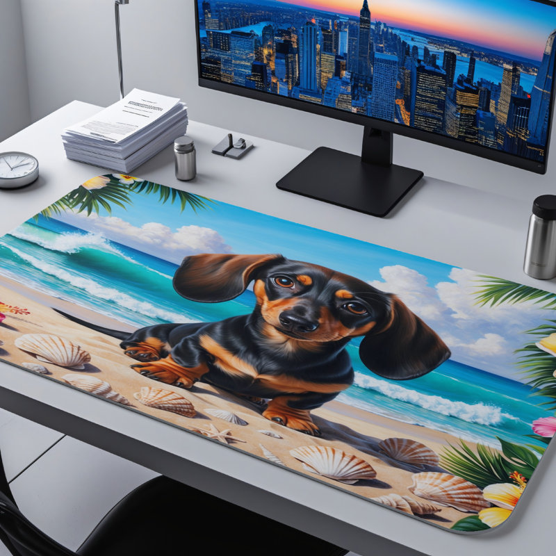 Polyester Desk Pad, 23.6x13.8