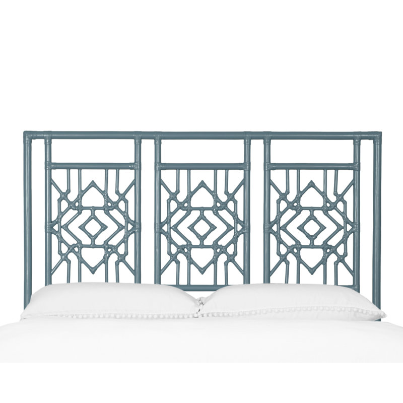 Tulum Open-Frame Headboard, Queen, Regatta Blue