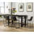 7-Piece Counter Height Dining Set: Table And 6 Chairs-223441030-248948792