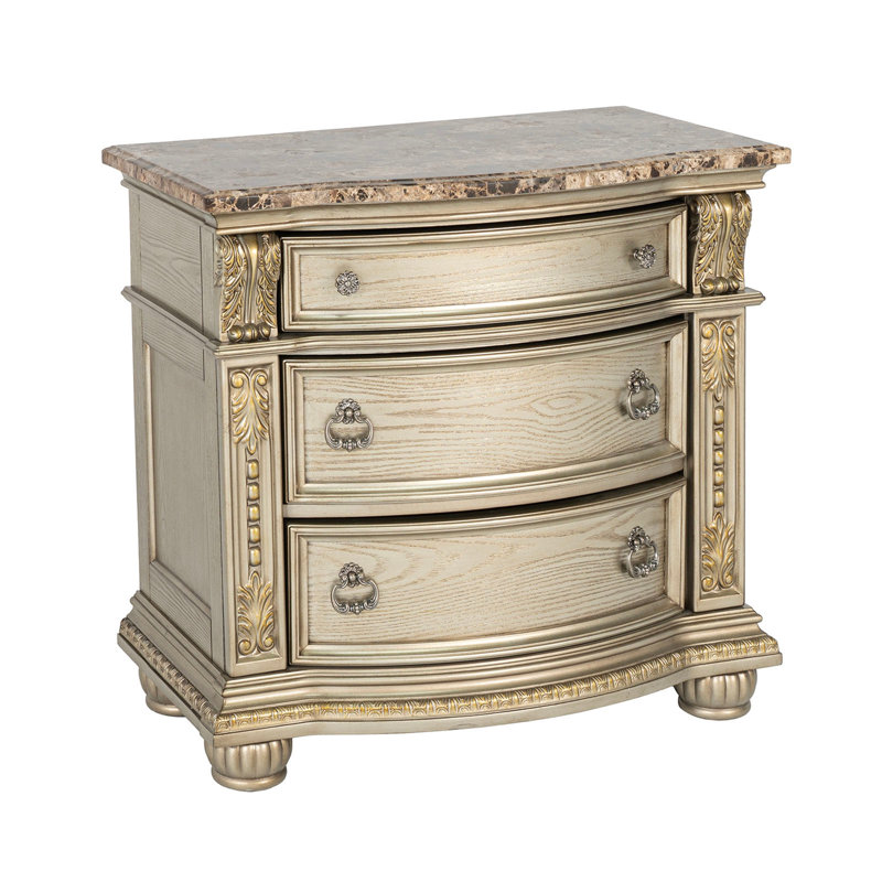 Table de chevet en bois véritable