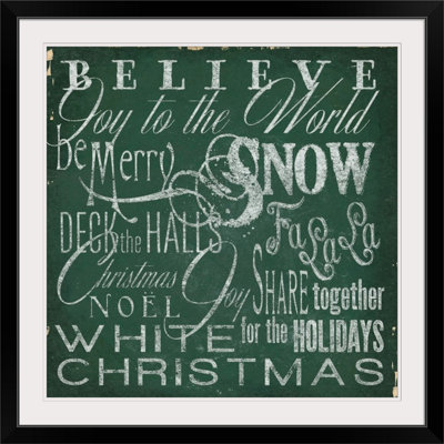 « christmas art type iv » par elizabeth medley, art textuel