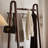 Chic Space-Saving Coat Rack with Dual Drawers