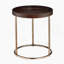 Table ronde avec structure en métal
