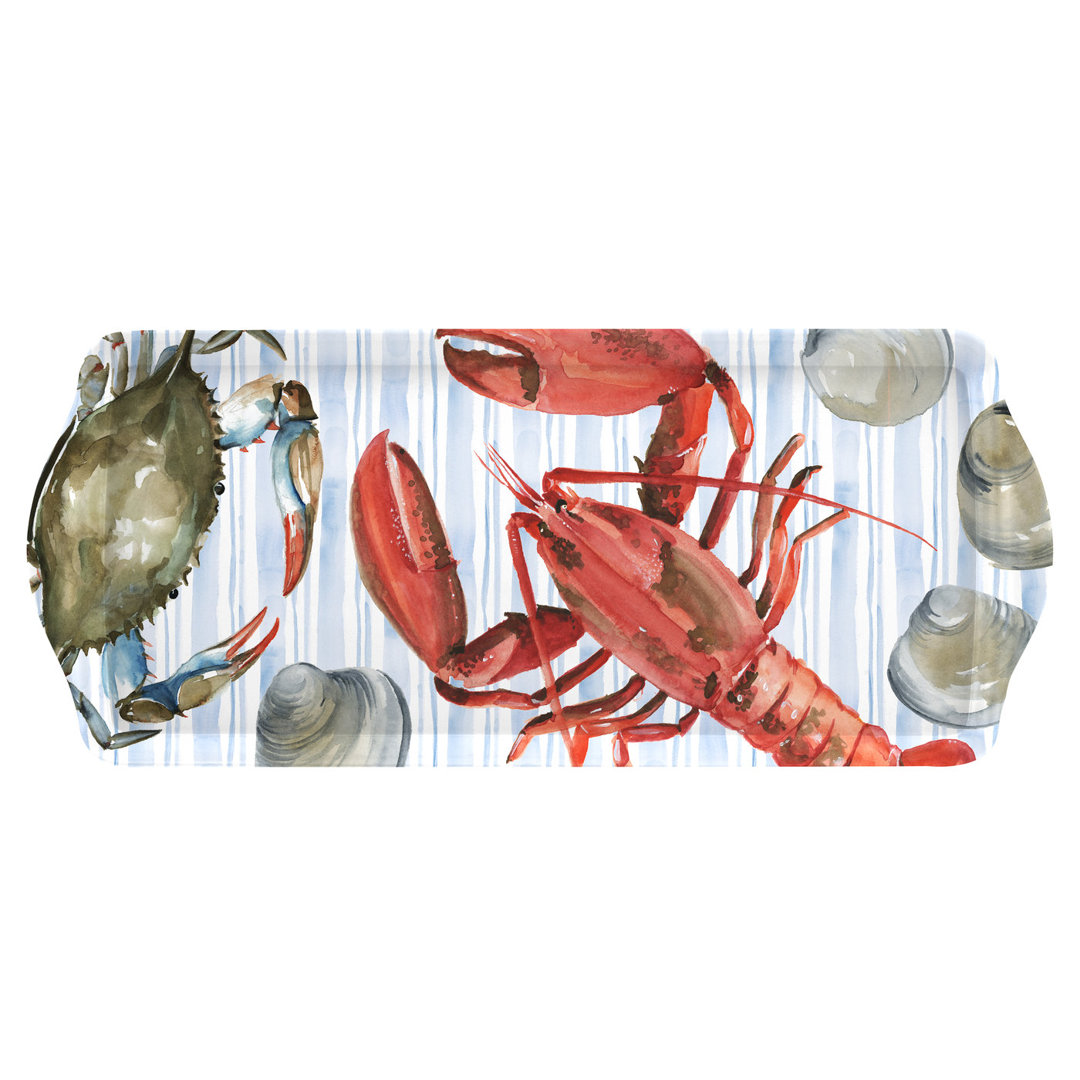 Pimpernel Summer Feast Melamine Sandwich Tray 15.1X6.5" Pimpernel