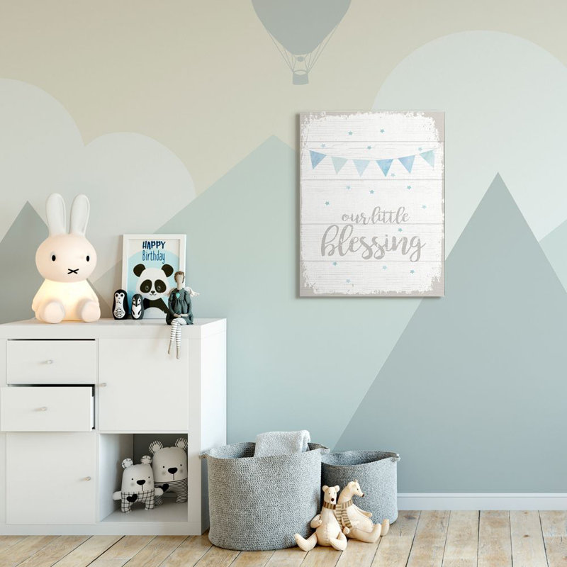 «Hannan Our Little Blessing Kids», art textuel, H 30 po x l 40 po, Toile tendue