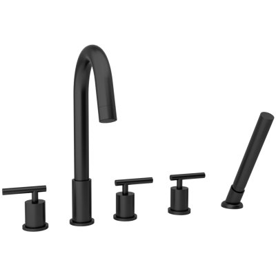 Opera 3 Handle Deck Roman Tub Faucet