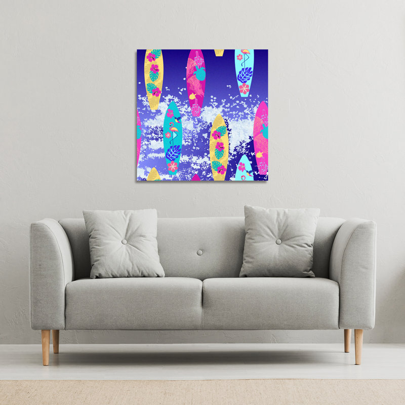 No Title by Andrew Lee - Wrapped Canvas Print