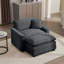 Fauteuil d'appoint simple en velours côtelé-159499124