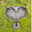 Tulane Metal Pedestal Birdbath