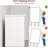 Chic 6-Drawer Wooden Dresser, 47" Wide Storage Cabinet-1655323402