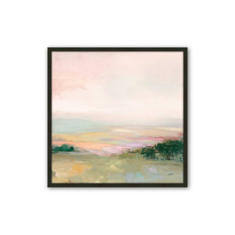 Vallée sombre et brillante, Impression encadrée sans passe-partout, Noir, H 12 po x l 12 po x P 1,25 po